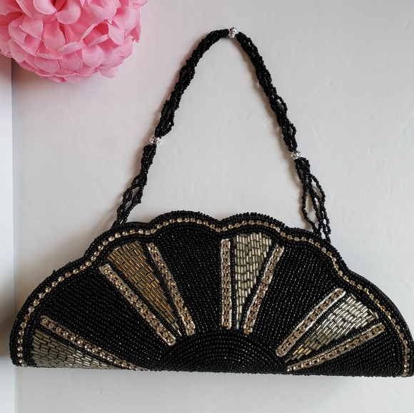 Vintage Looking EUC Structured Evening Bag - Picture 3 of 5